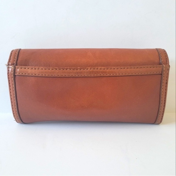 MARC JACOBS Turn Lock Brown Leather Women's Wallet - Picture 3 of 12